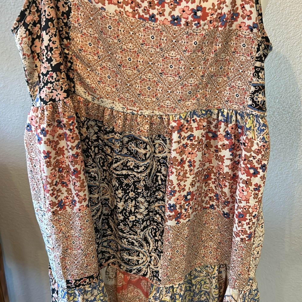 Altered State Patchwork Sundress Xs - image 3